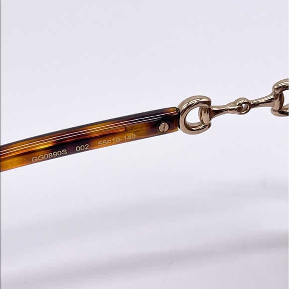 NEW GUCCI GG0890S 002 SUNGLASSES GUCCI GG0890 BROW - Picture 11 of 13